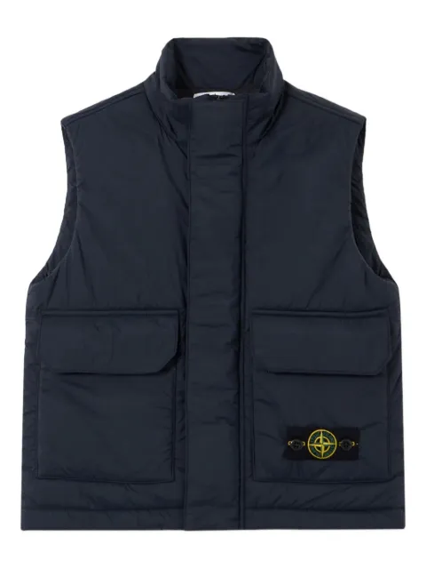 Stone Island Junior patch-pocket sleeveless vest