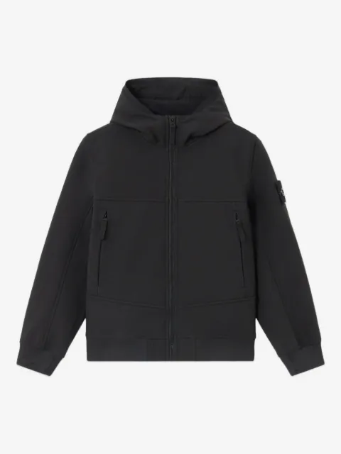 Stone Island Junior hooded-zipped jacket