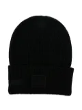 Dolce & Gabbana ribbed wool beanie hat - Black