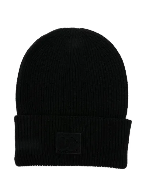 Dolce & Gabbana ribbed wool beanie hat 