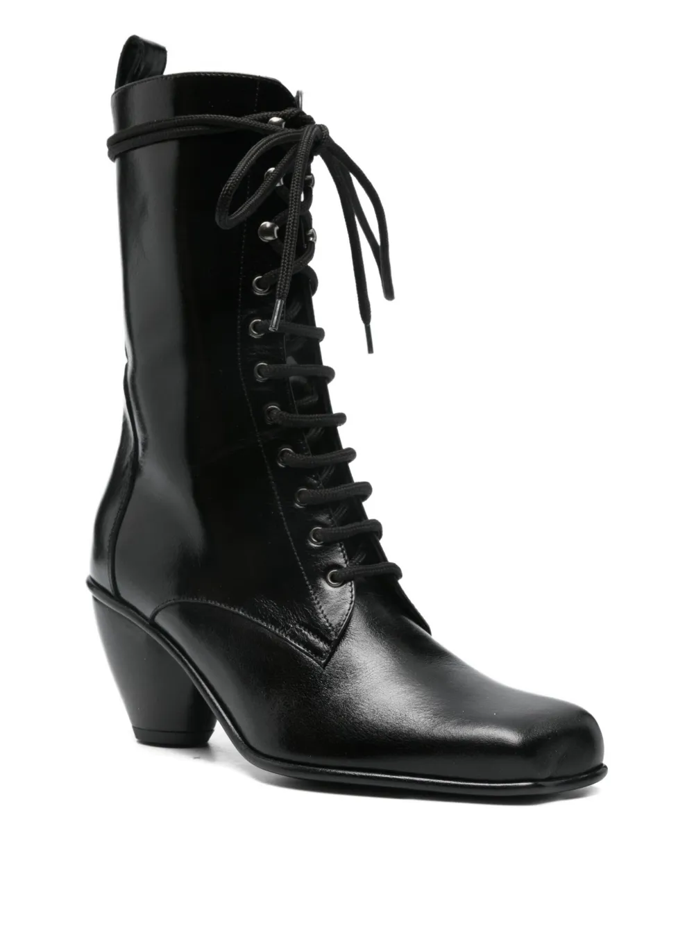 Vivienne Westwood 65mm lace-up leather boots Black