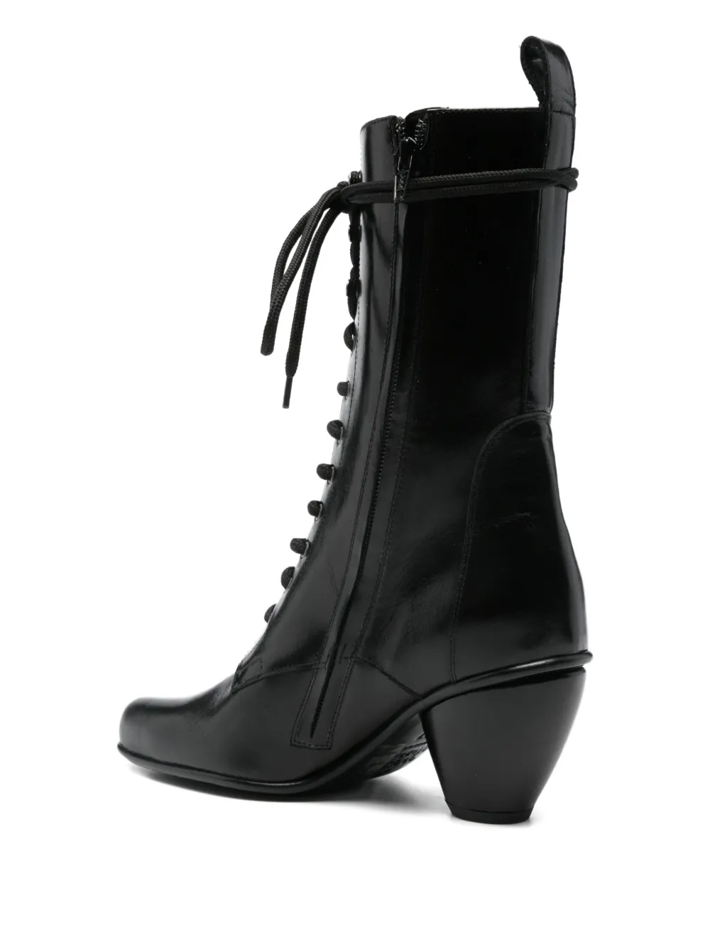 Vivienne Westwood 65mm lace-up leather boots Black