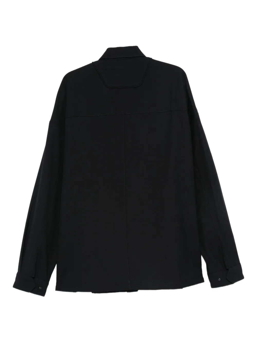 Juun.J panelled shirt - Blauw