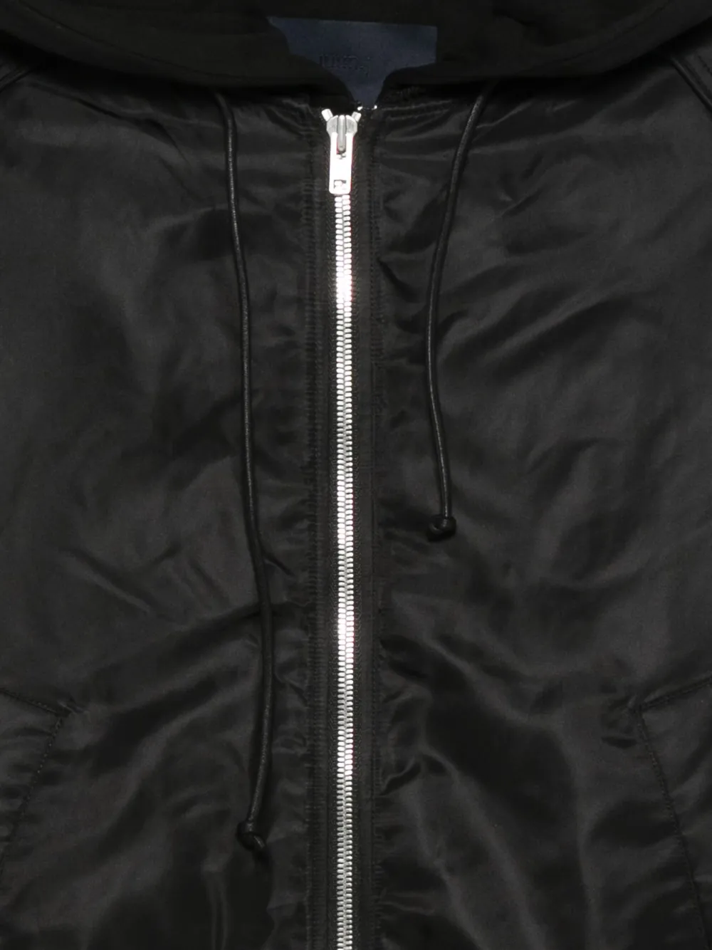 Juun.J Bomberjack met capuchon Zwart