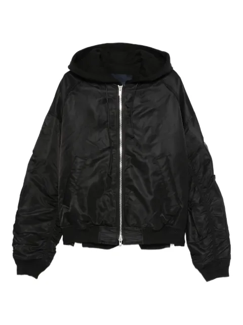Juun.J hooded bomber jacket