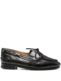 Bally leather lace-up loafers - Black