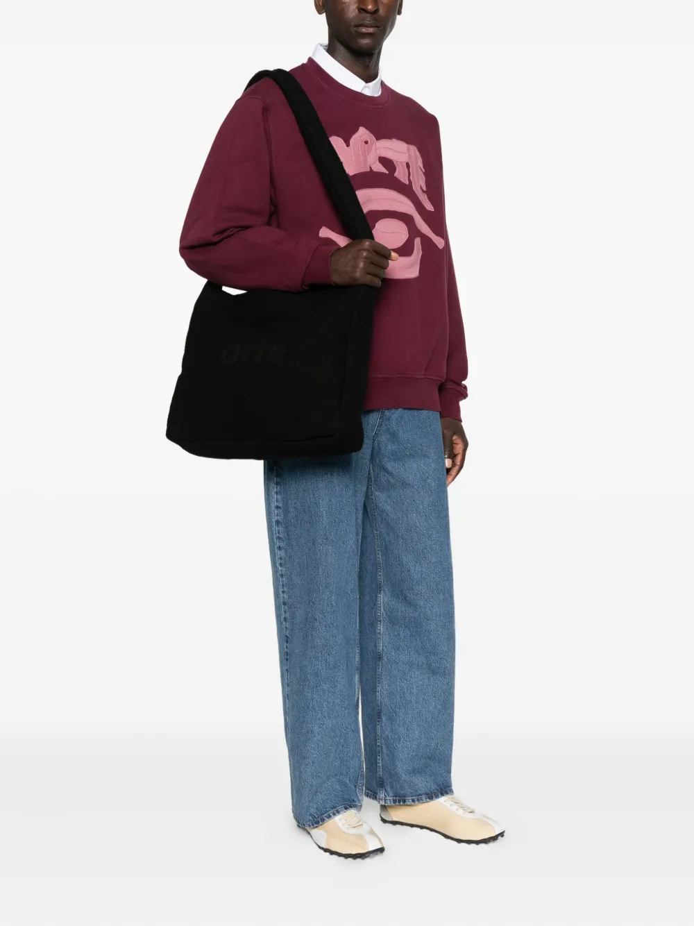 Arte Antwerp embroidered-logo shouder bag | Image 2