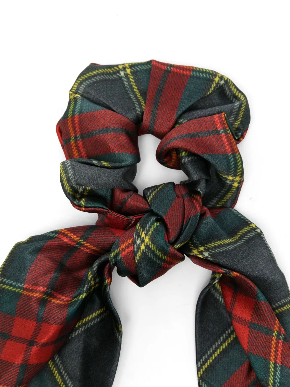Vivienne Westwood tartan-plaid silk scrunchie | Image 2