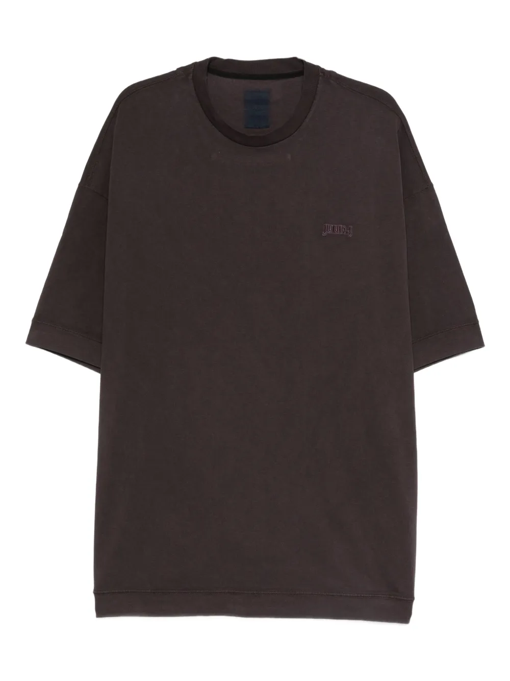 Juun.J logo-embroidered T-shirt | Purple | Image 1