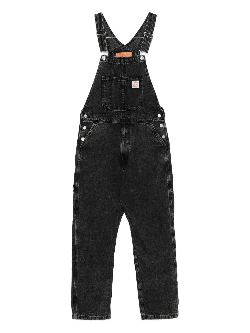 Levi's Red Tab Denim Dungarees In Black
