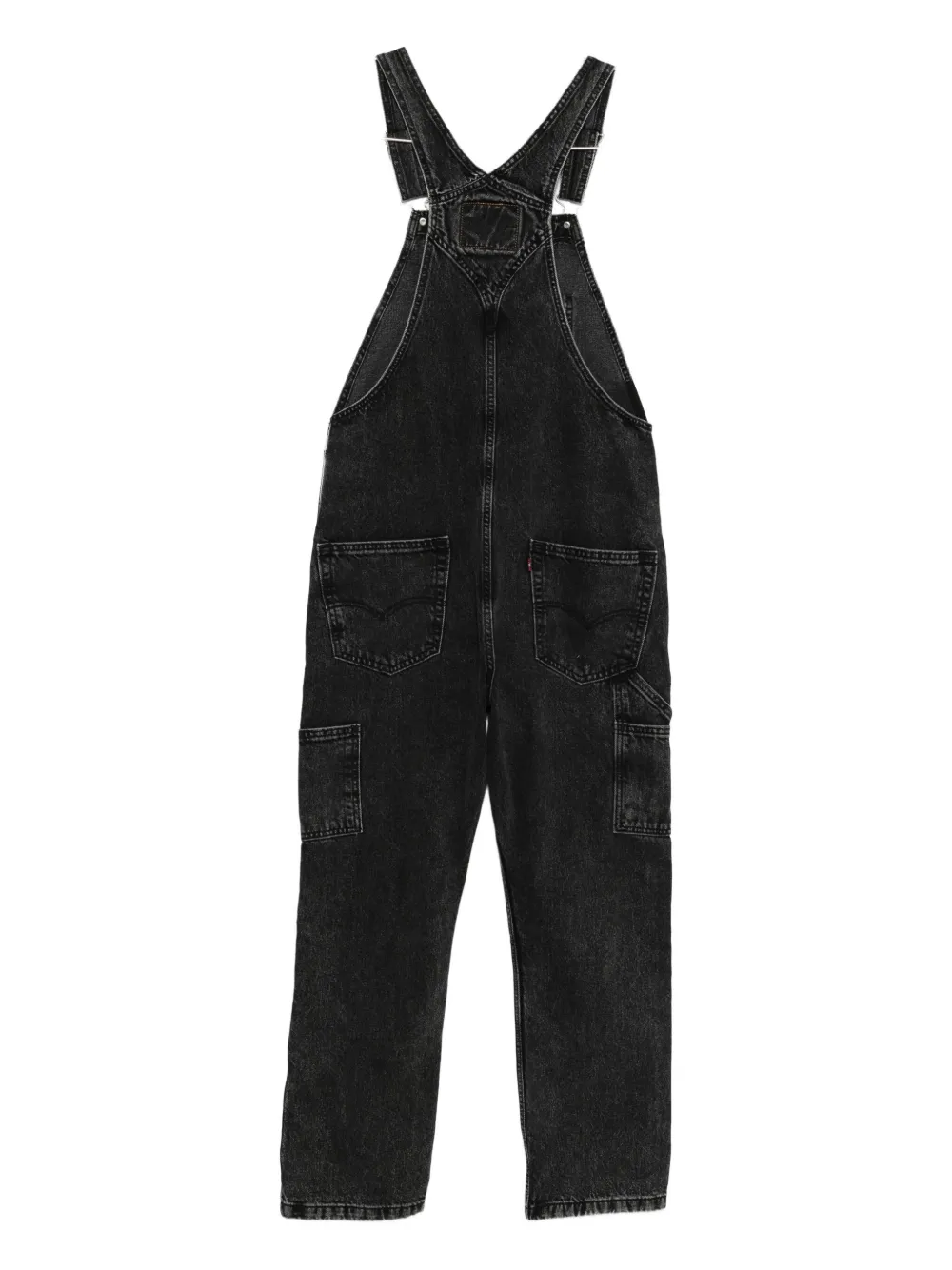 Levi's Red Tab Denim Dungarees In Black