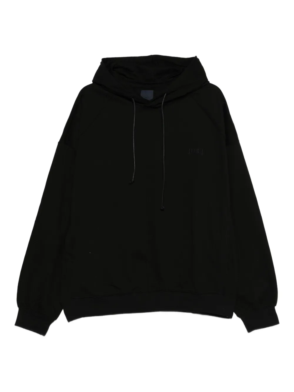 Juun.J cotton hoodie | Black | Image 1