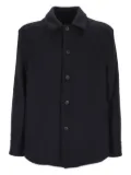 Altea button-fastening wool-blend jacket - Blue