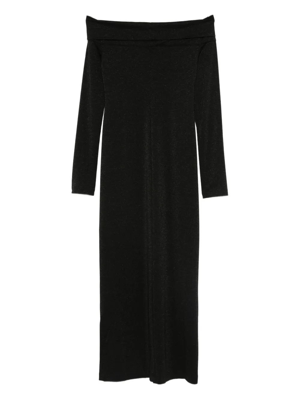 Ottod'Ame Off-shoulder jurk - Zwart