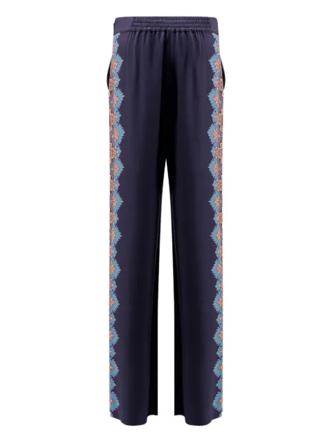 ETRO pantalones con estampado de cachemira