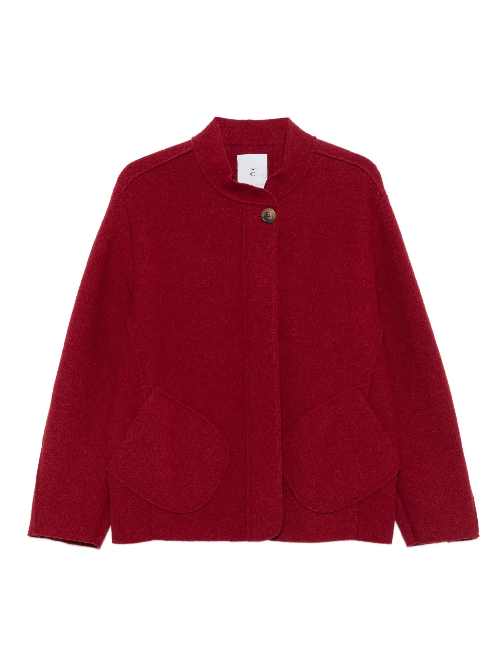Why Ci asymmetric jacket | Red | Image 1
