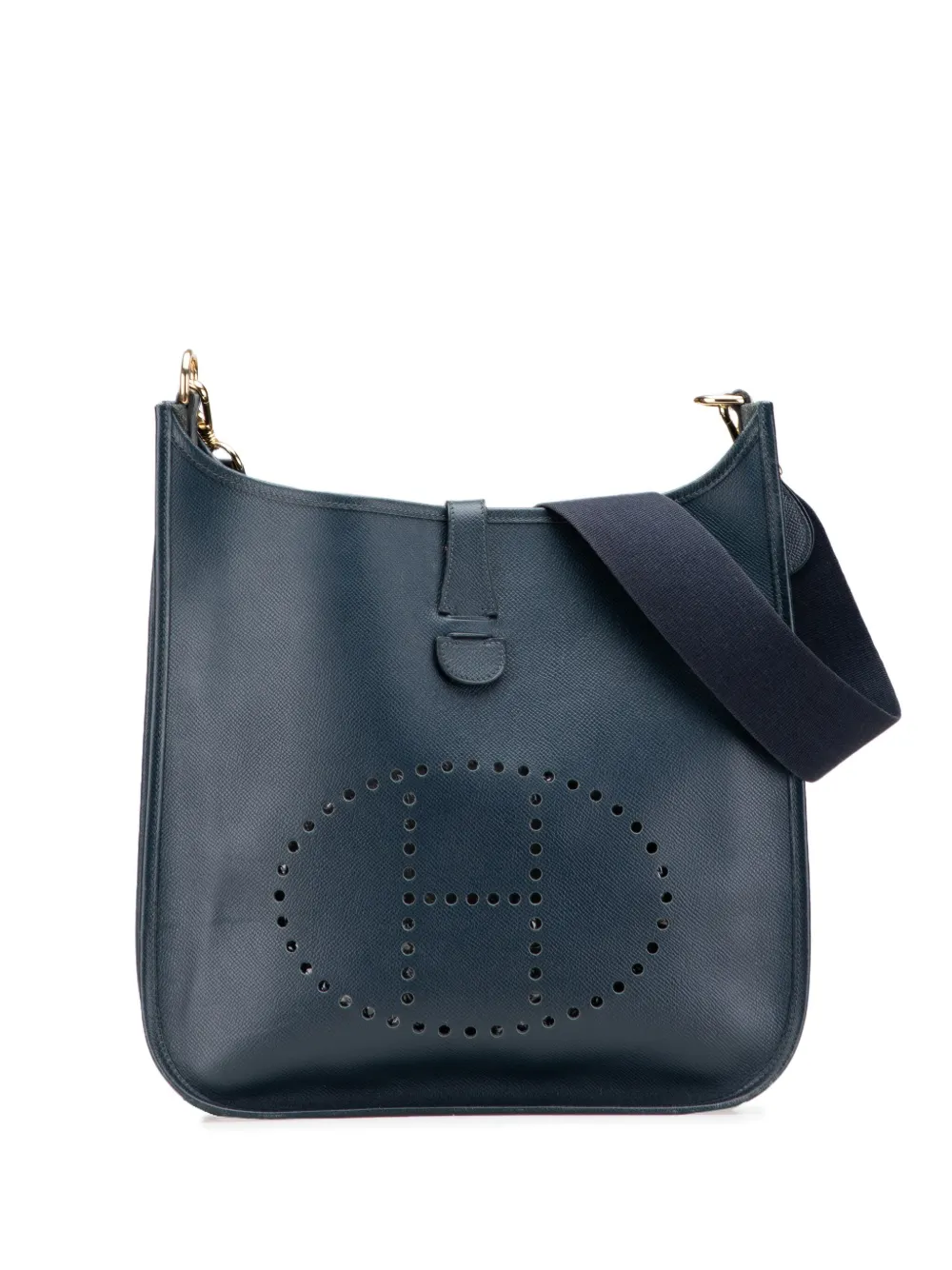 Hermès Pre-Owned 2001 Courchevel Evelyne I GM crossbody bag | Blue | Image 1