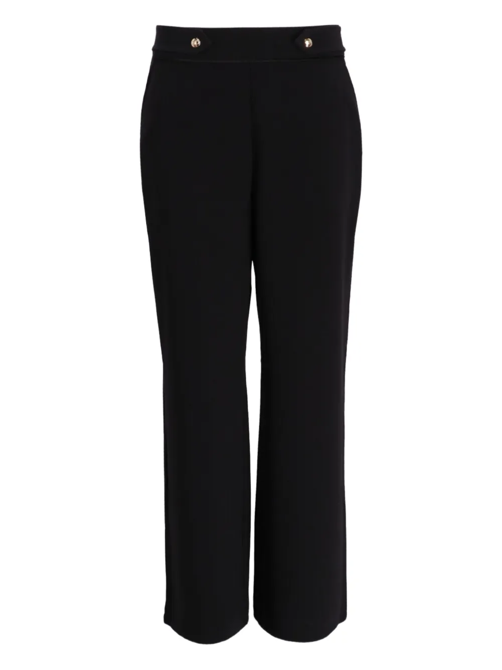 LIU JO Cady button-detailed trousers | Black | Image 1