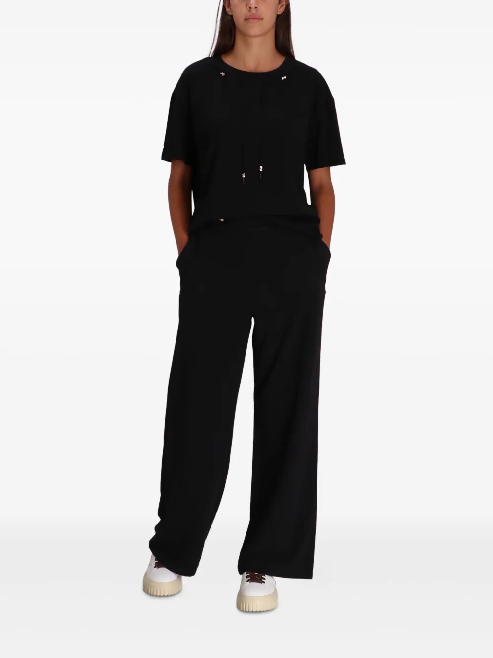 LIU JO Cady button-detailed trousers | High Waisted Pants | Image 2