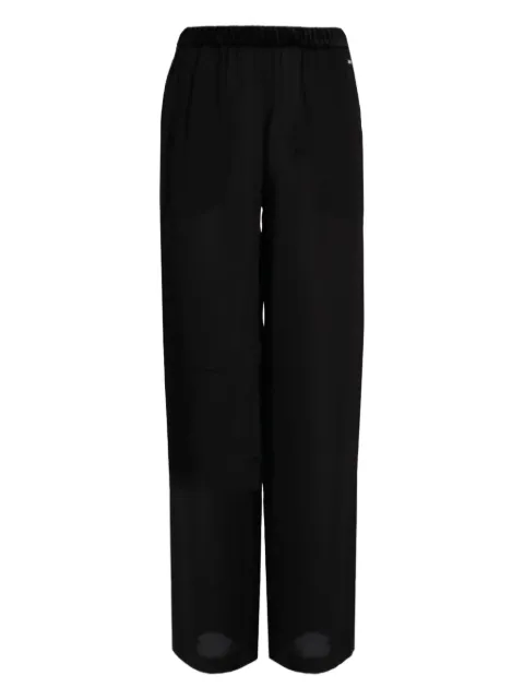 Armani Exchange velvet-waistband track pants