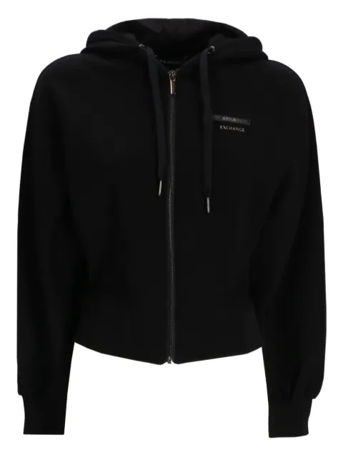 Armani Exchange hoodie con cierre