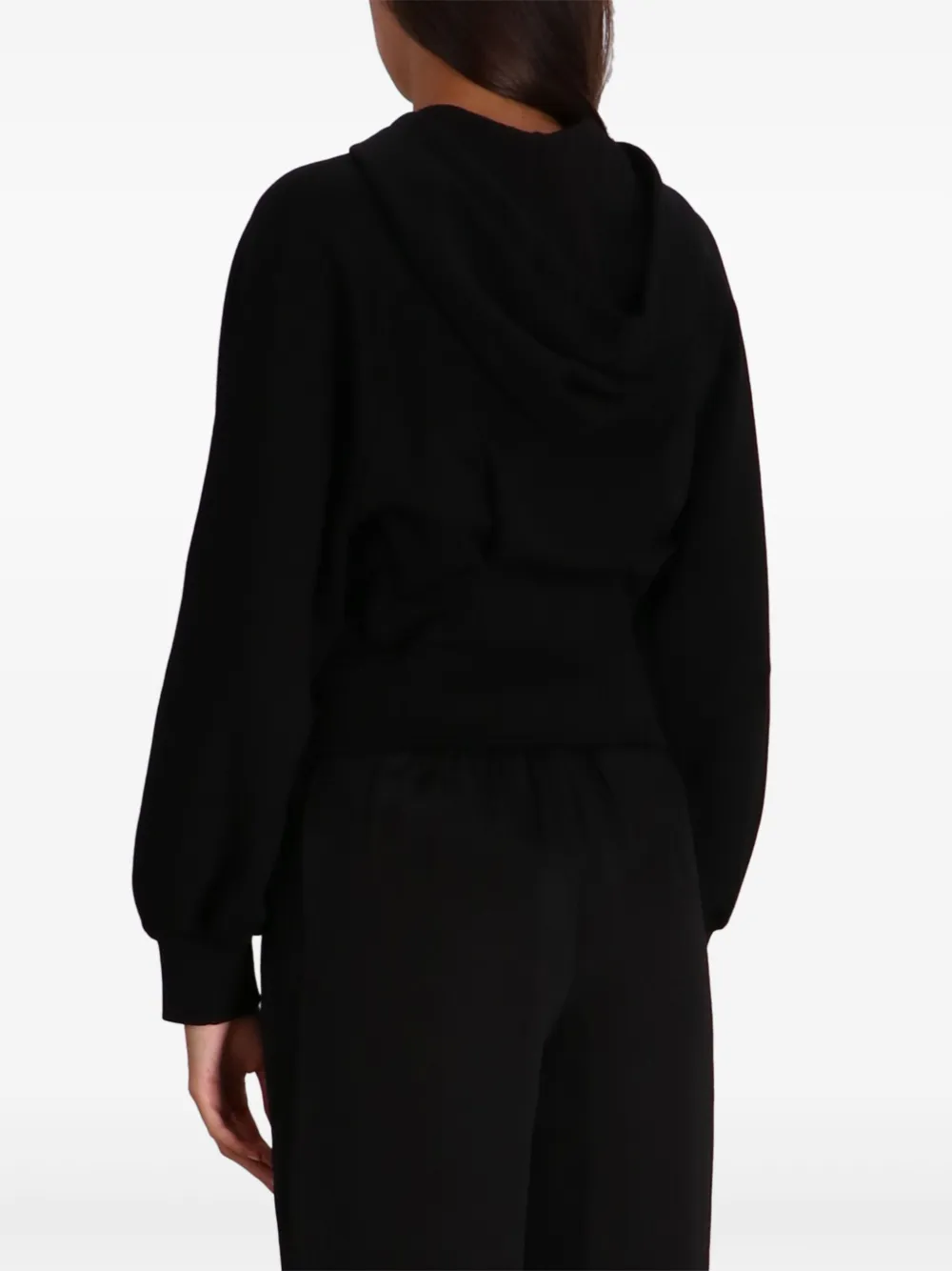 Armani Exchange Hoodie met rits Zwart