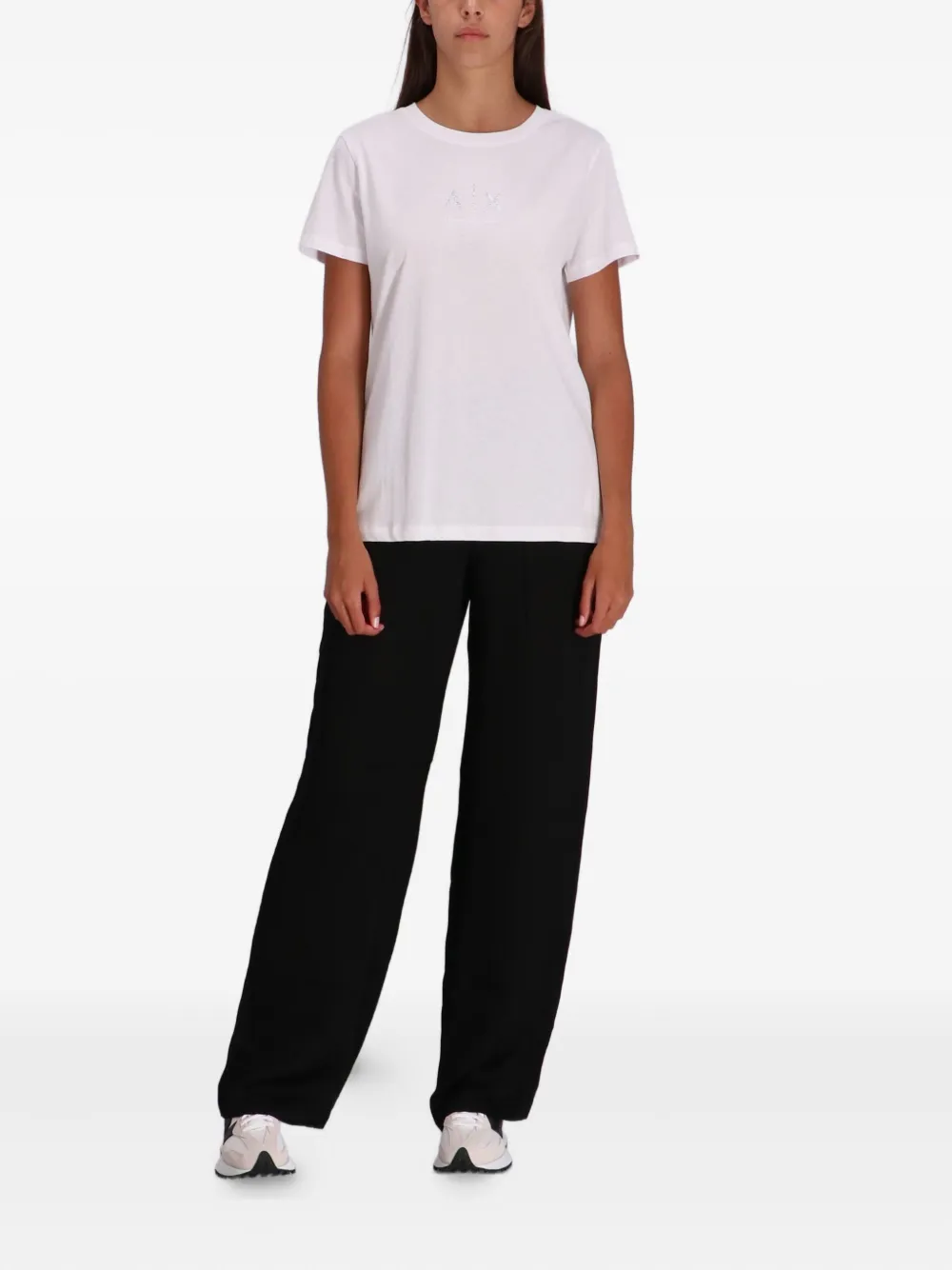 Armani Exchange logo-embroidered cotton T-shirt | T-Shirts & Jersey Shirts | Image 2