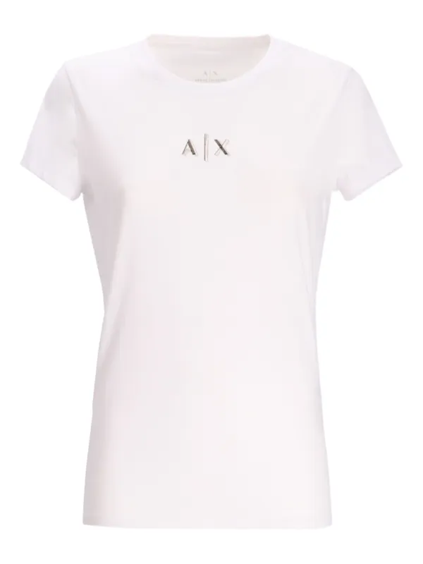 Armani Exchange logo-embellished Cotton T-shirt White FARFETCH PH