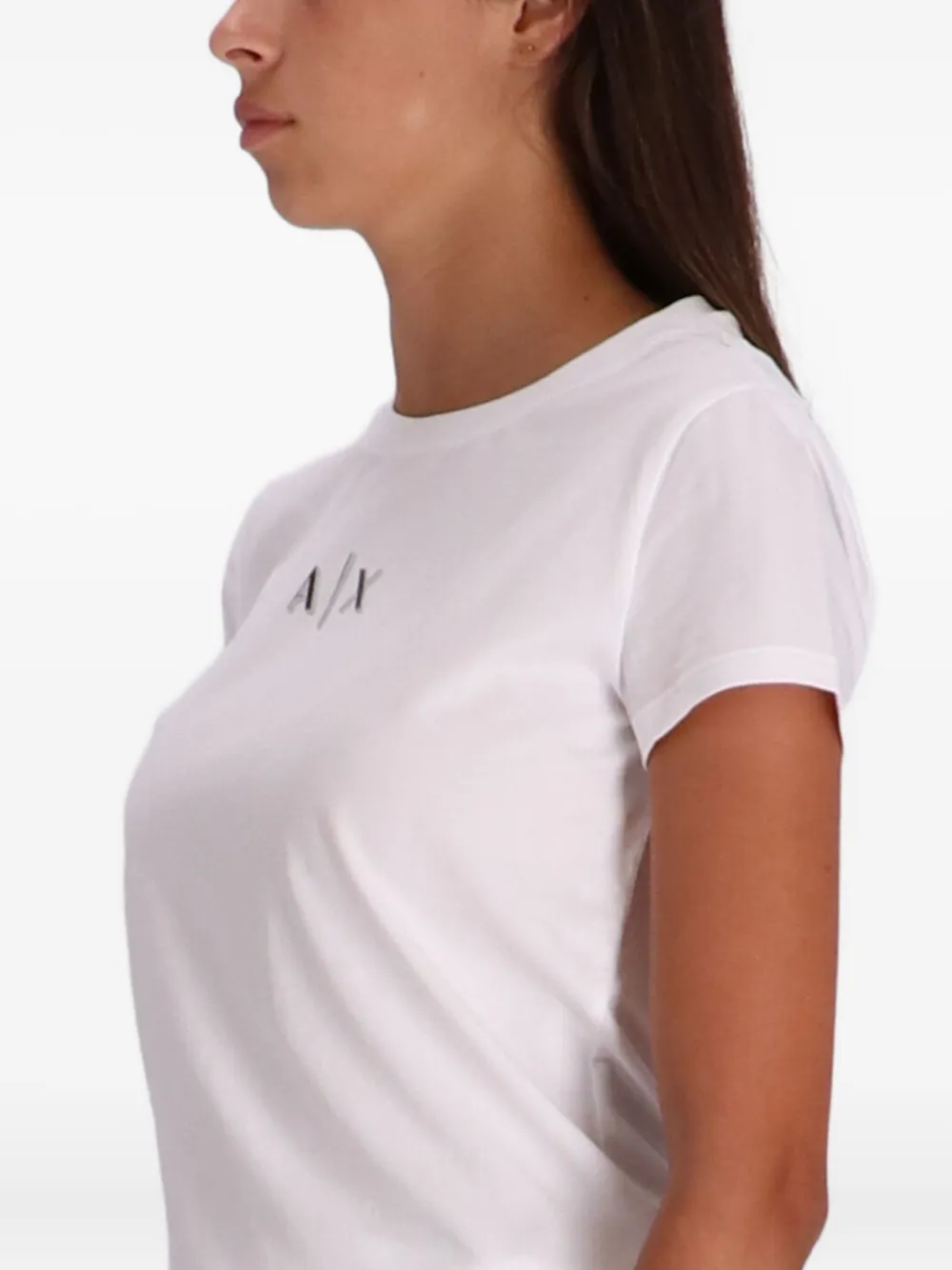 Armani Exchange T-shirt met logo Wit