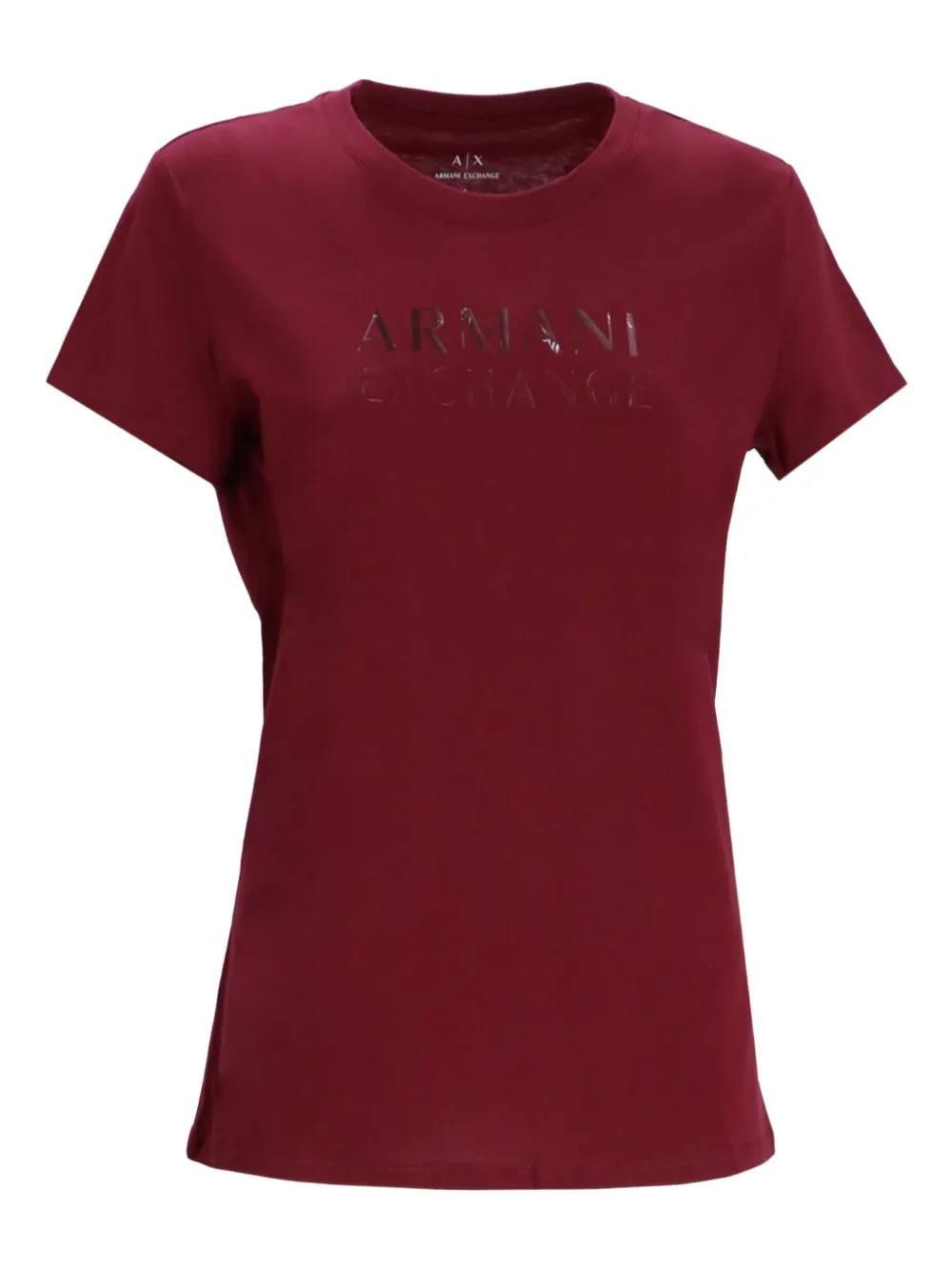 Armani Exchange logo-embellished cotton T-shirt | Red | Image 1