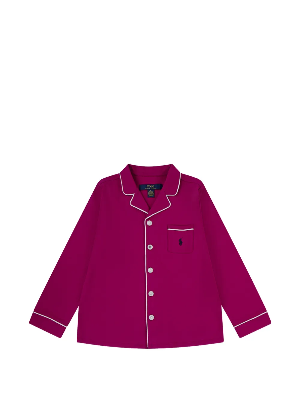 POLO RALPH LAUREN KIDS Pyjama met elastische taille en logo Roze