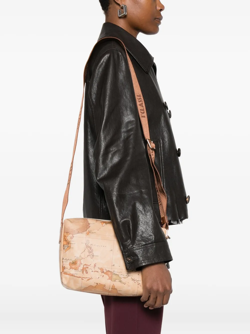 ALVIERO MARTINI 1° CLASSE map-print cross-body bag | Image 2