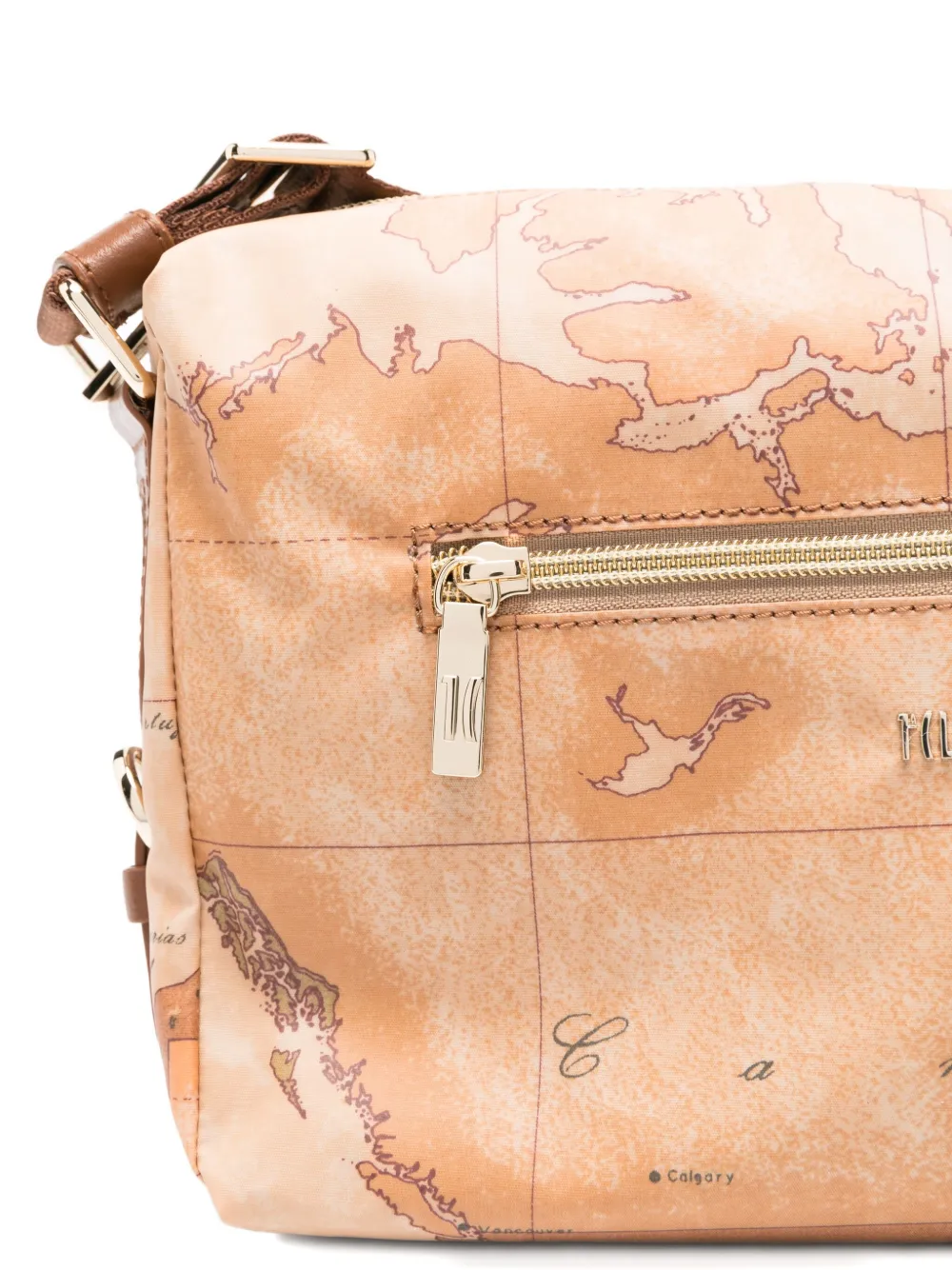 Alviero Martini 1° Classe Map-print Cross-body Bag In Neutral