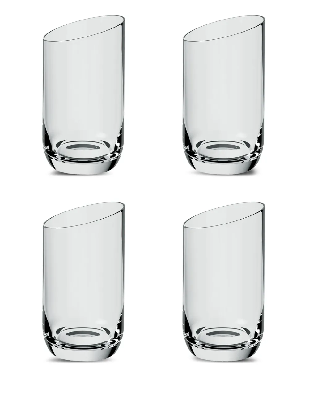 Villeroy & Boch new-moon shape crystal glass (set of four) | Glassware | Image 2
