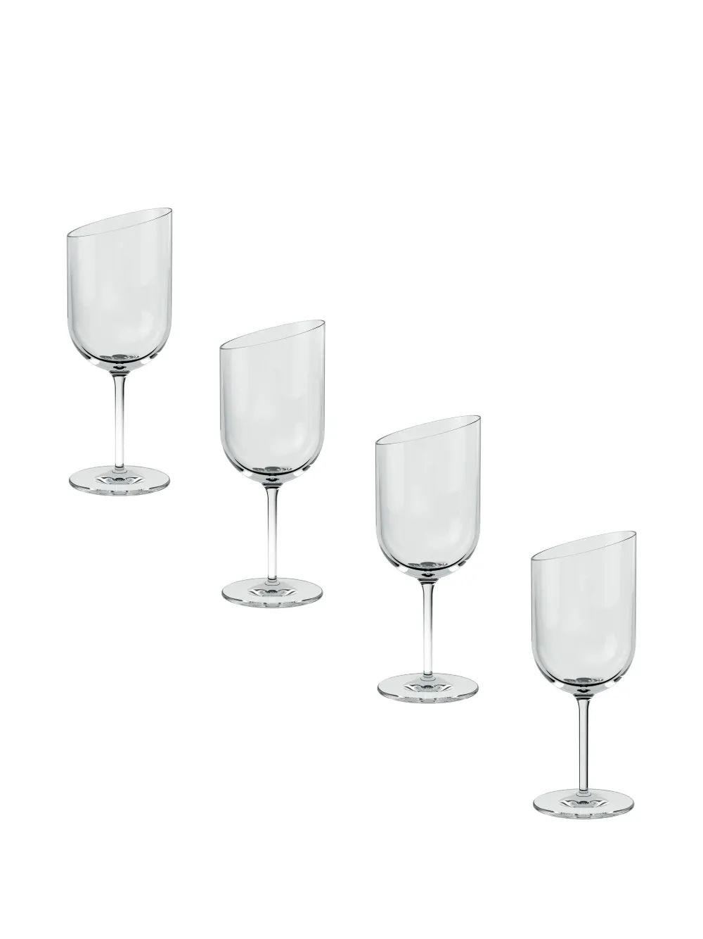 Villeroy & Boch angled-rim wine glass (set of four) | Tableware | Image 2