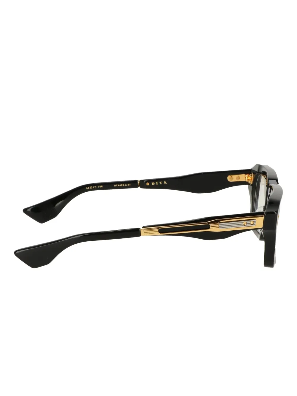 Luxury Supply Detron Rectangle-frame Glasses In Black