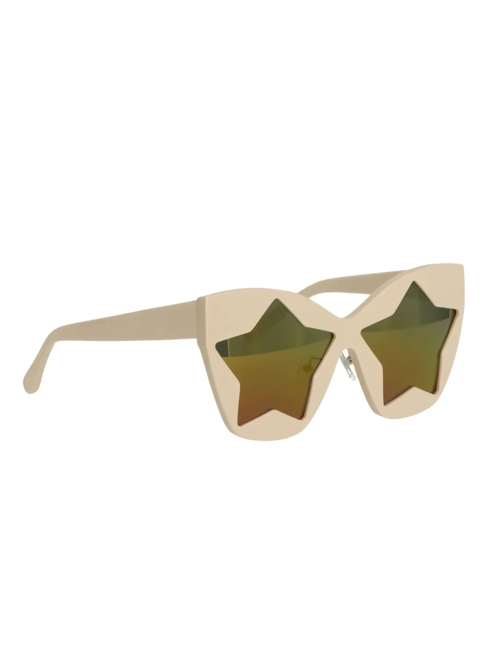 Stella McCartney Kids star-shaped frame sunglasses - Beige