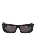 Off-White shield-frame tinted sunglasses - Black