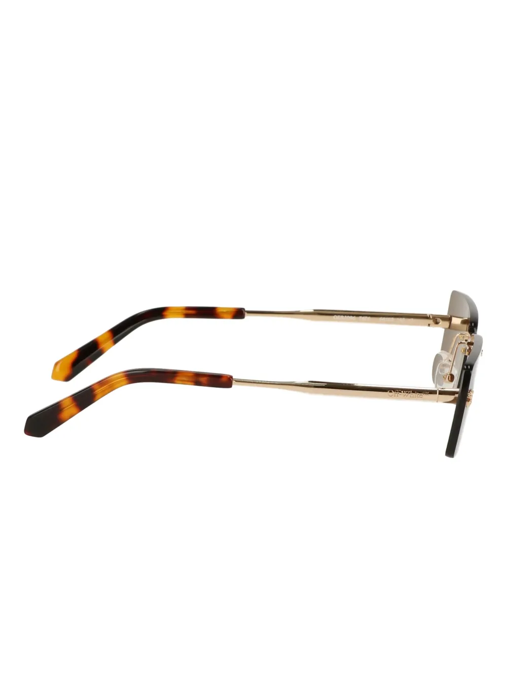 Off-white Off White Unisex Gold Multi Sunglasses In Brown