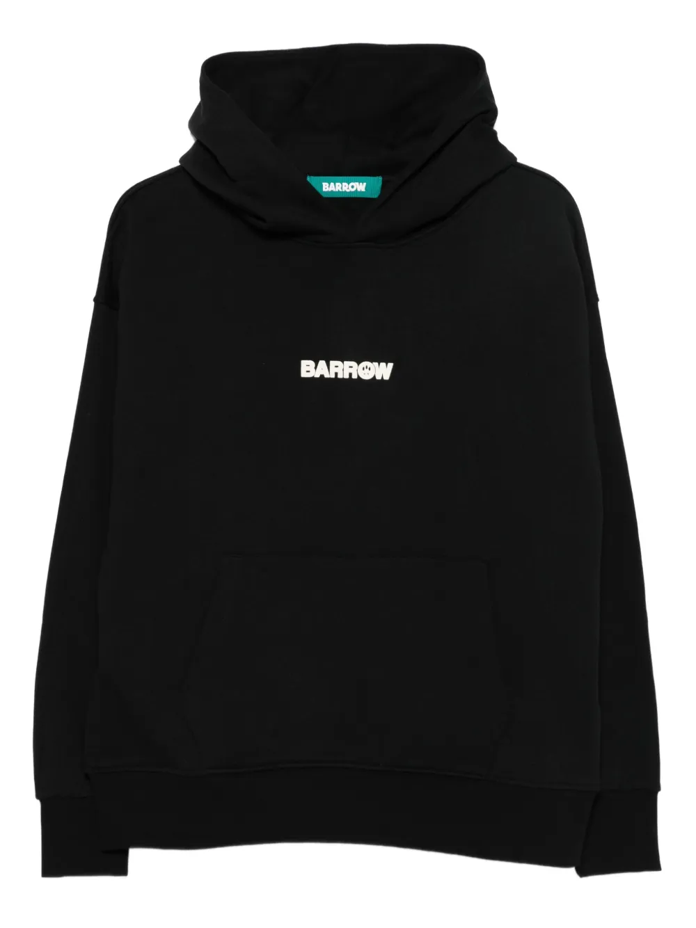 BARROW logo-embroidered hoodie | Black | Image 1