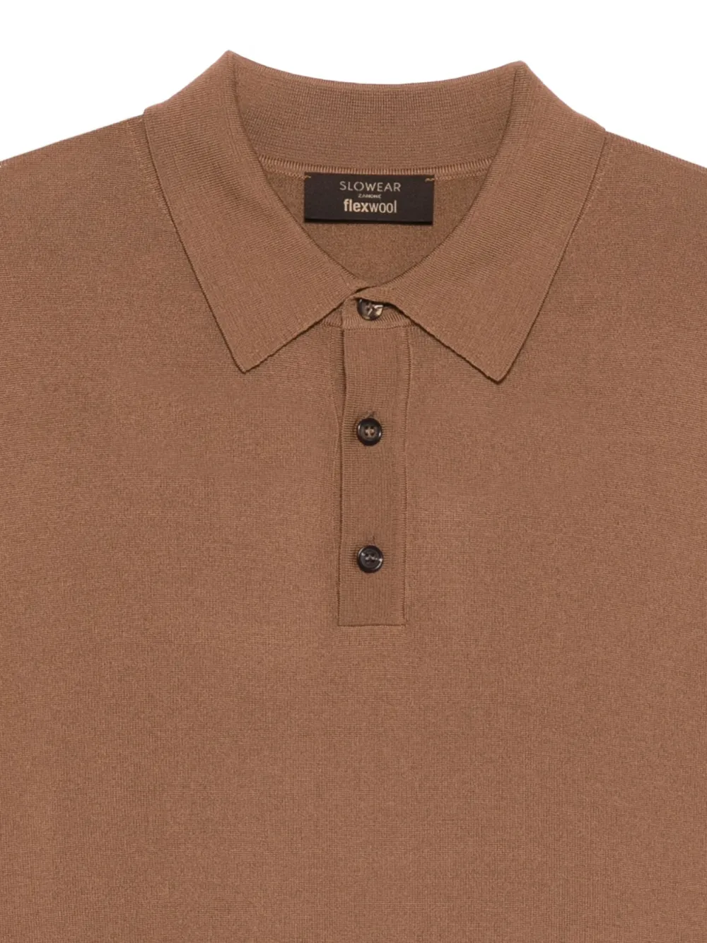 Zanone Trui met polokraag Bruin