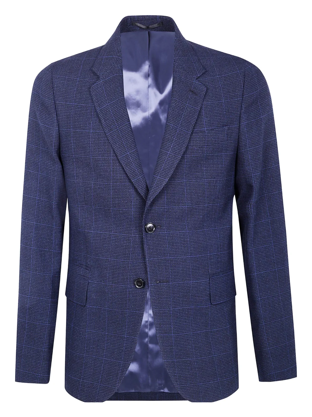 Paul Smith check-pattern wool jacket | Blue | Image 1