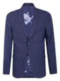 Paul Smith check-pattern wool jacket - Blue