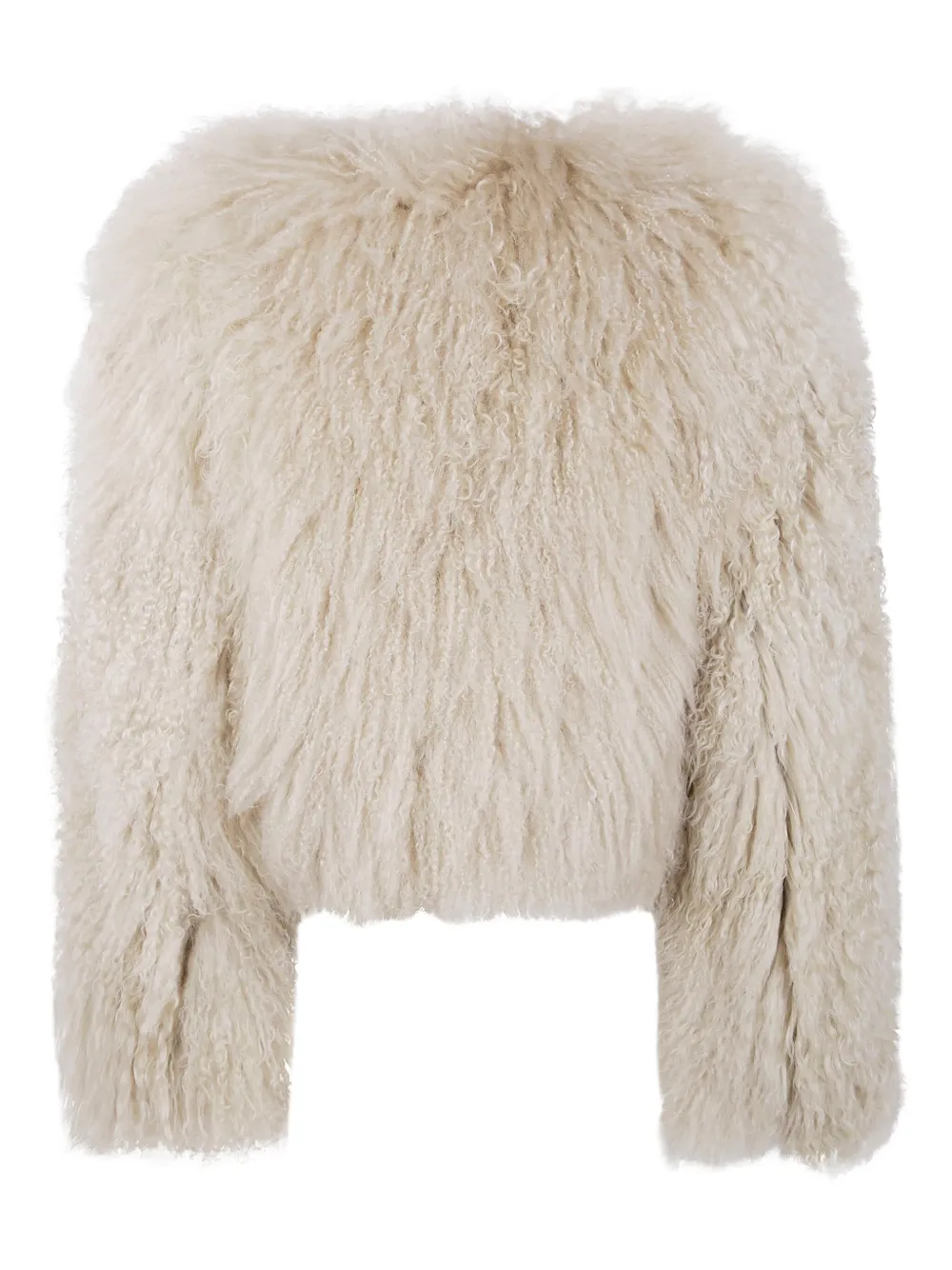 DRHOPE curly-pile cropped jacket | Faux Fur & Shearling Jackets | Image 2