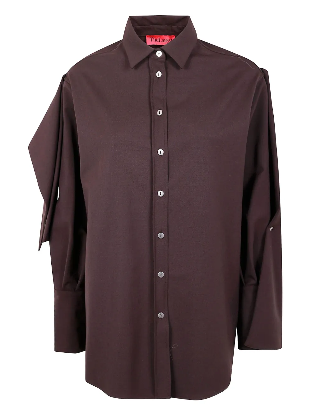 THELATEST long-sleeve shirt | Brown | Image 1