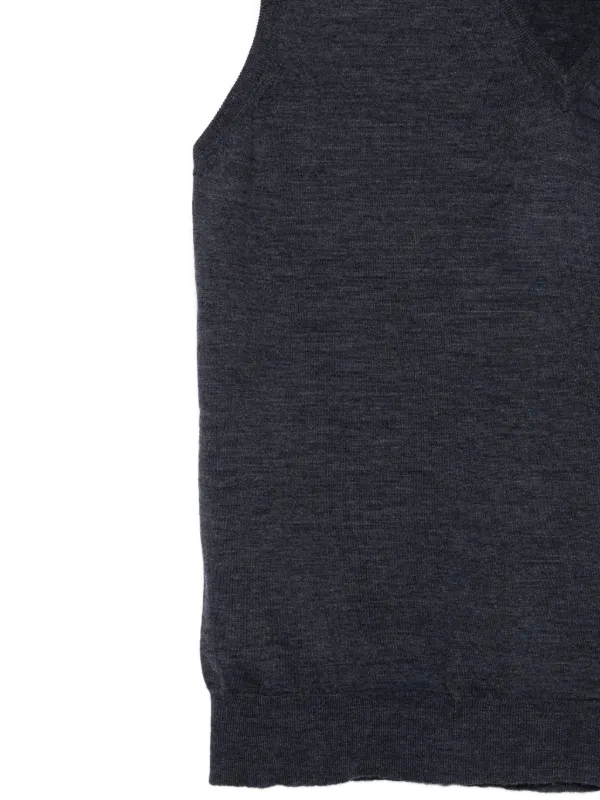 Maison Margiela Vネック ベスト | ブルー | FARFETCH JP