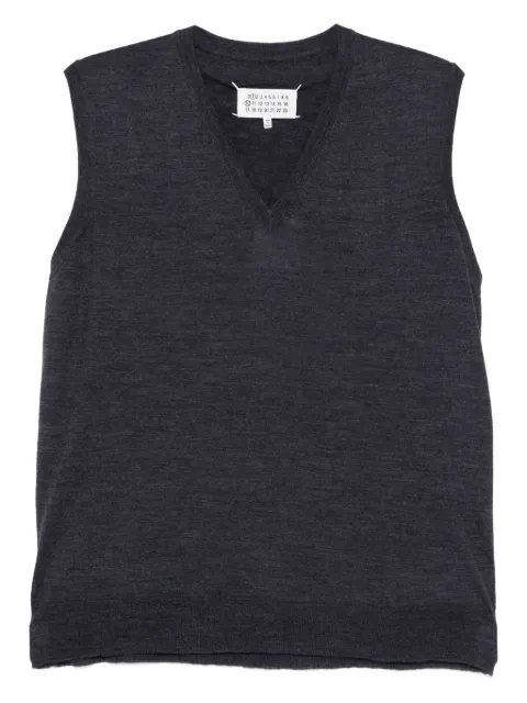 Maison Margiela V-neck wool vest