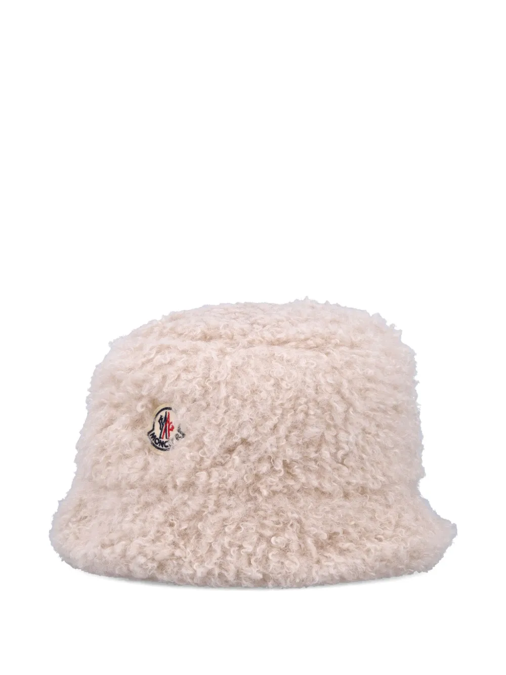 Moncler textured bucket hat - Beige
