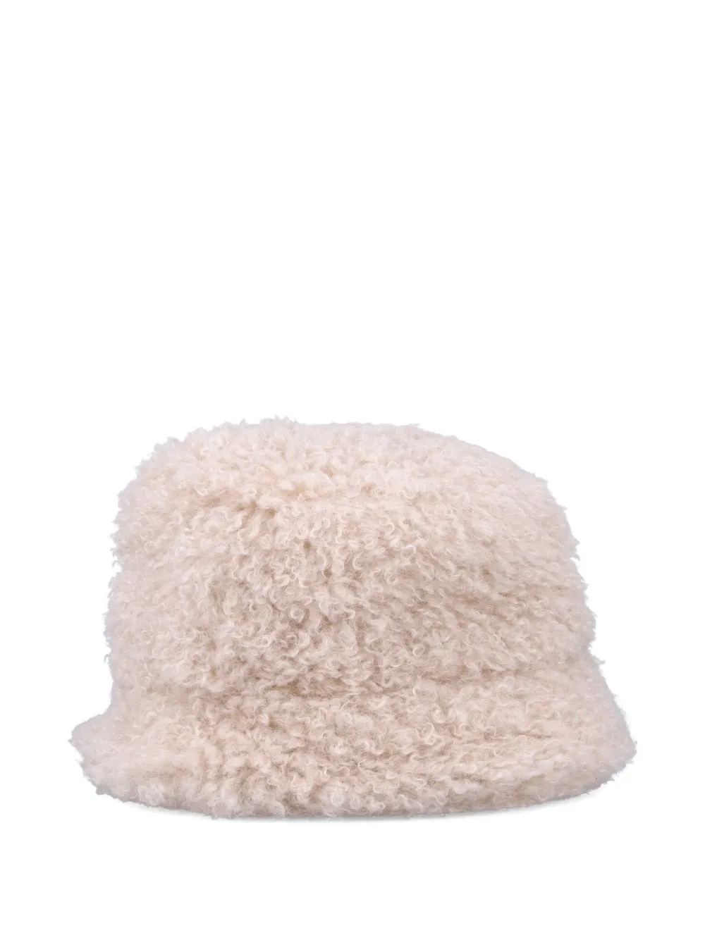 Moncler Tech Teddy Bucket Hat In Neutral
