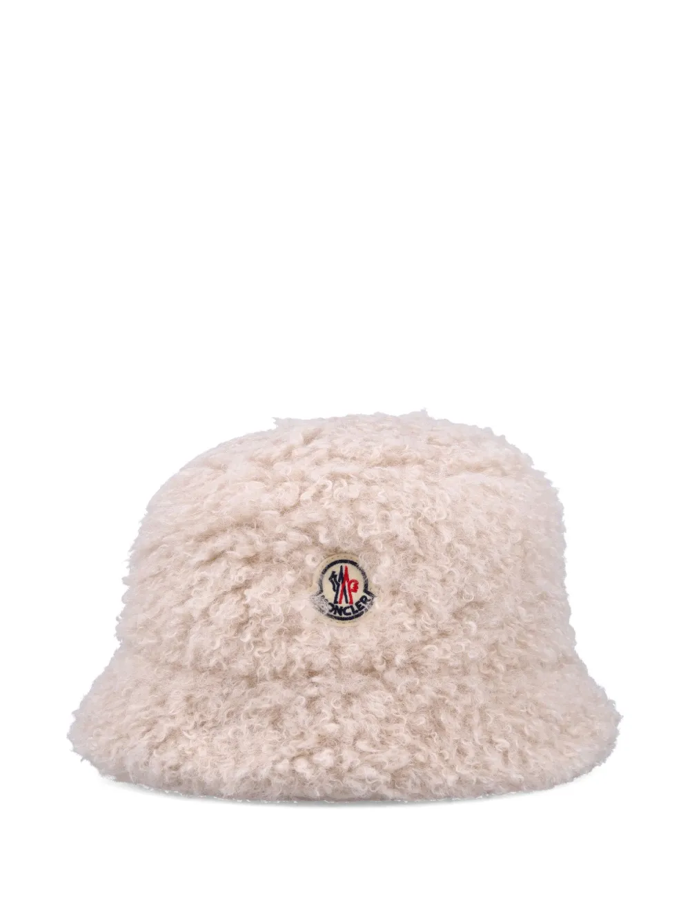 Moncler textured bucket hat Beige